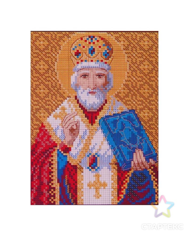 Алмазная мозаика "Святого Николая Чудотворца", 34 цвета арт. СМЛ-7353-1-СМЛ3121849 1