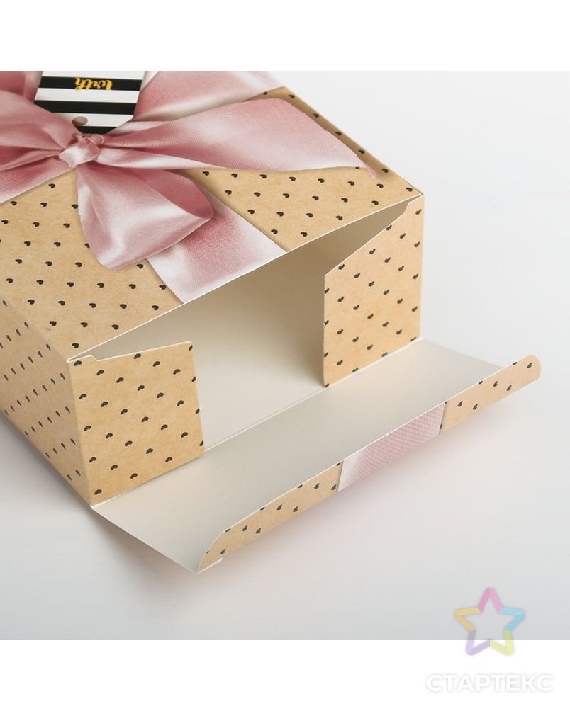 Складная коробка With love, 16 × 23 × 7.5 см арт. СМЛ-53243-1-СМЛ0003122692 3