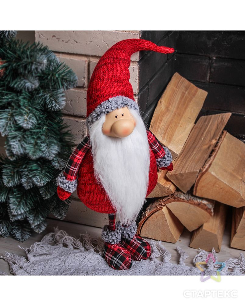 Кукла интерьерная "Дед Мороз" 62 см арт. СМЛ-58112-1-СМЛ0003134146 1