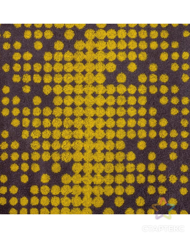 Полотенце махровое "Этель" Абстракция цвет жёлтый, 70х130 см, 100% хл, 420 гр/м2 арт. СМЛ-21064-1-СМЛ3141849 2