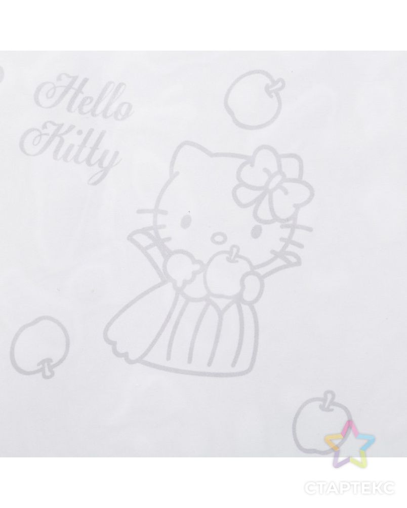 Комплект штор Hello Kitty, 150х270 см - 2 шт., цвет белый вуаль арт. СМЛ-7428-1-СМЛ3161350