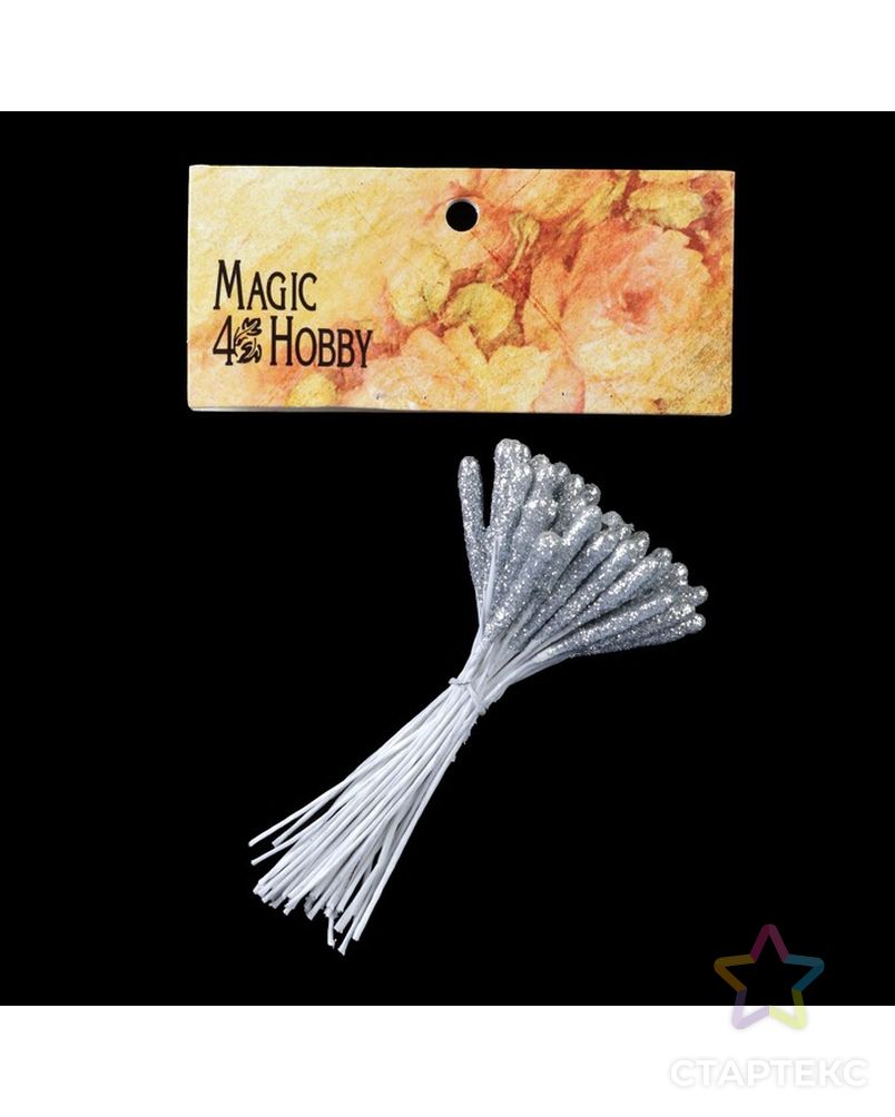 Тычинки Magic 4 Hobby на проволоке 03 (набор 40 шт) арт. СМЛ-7555-1-СМЛ3174384 3