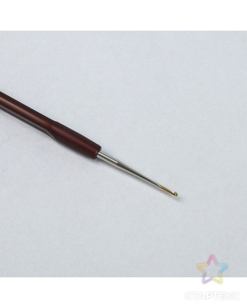Крючок для вязания, d = 0,5 мм, 14 см арт. СМЛ-21419-3-СМЛ3185246 2