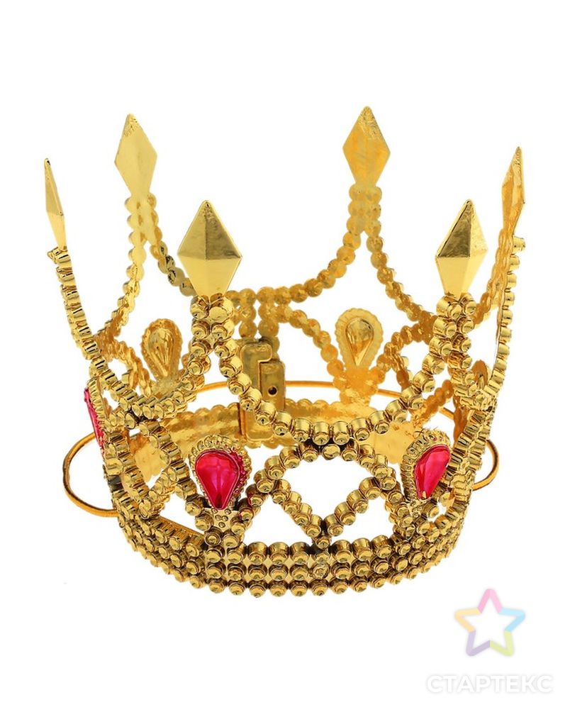 Корона «Принцессы», на веревочке, золото арт. СМЛ-48239-1-СМЛ0000319557 1