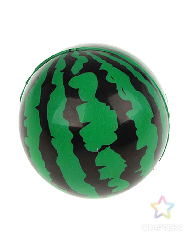 Мягкий мяч «Арбуз», 7,5 см арт. СМЛ-119770-1-СМЛ0000320622 2