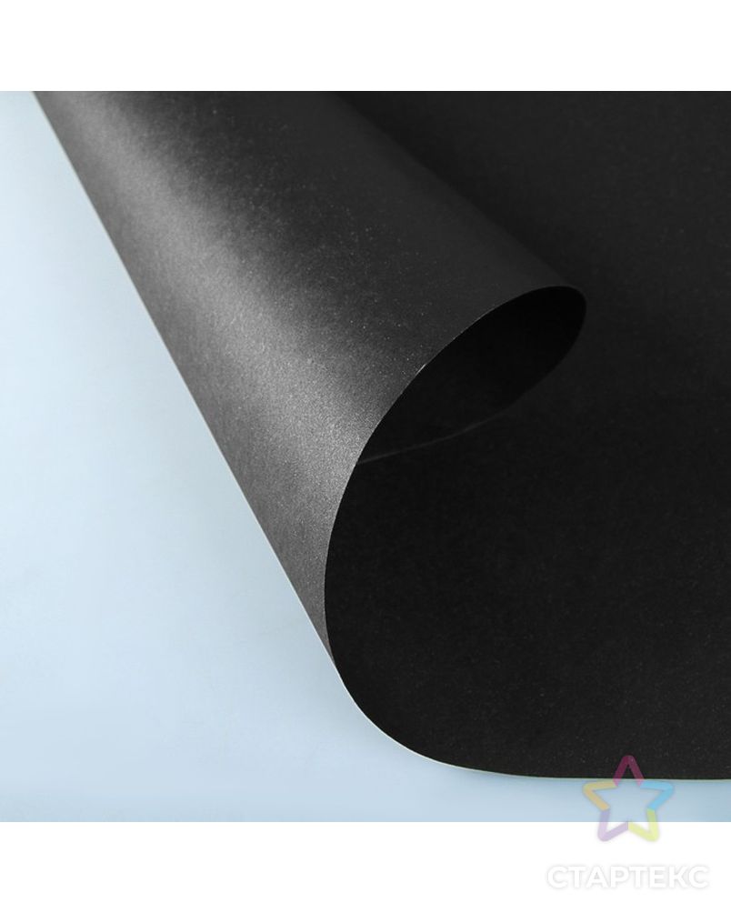 Бумага упаковочная крафт, двусторонняя,"Черный", 0,7 х 10 м, 70 г/м² арт. СМЛ-52499-1-СМЛ0003218052 1