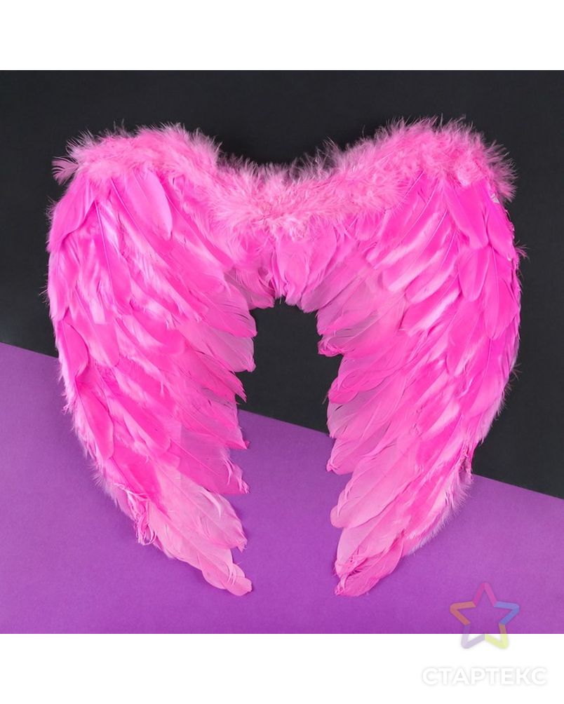 Крылья ангела, на резинке, цвет розовый арт. СМЛ-48517-1-СМЛ0000322175 1