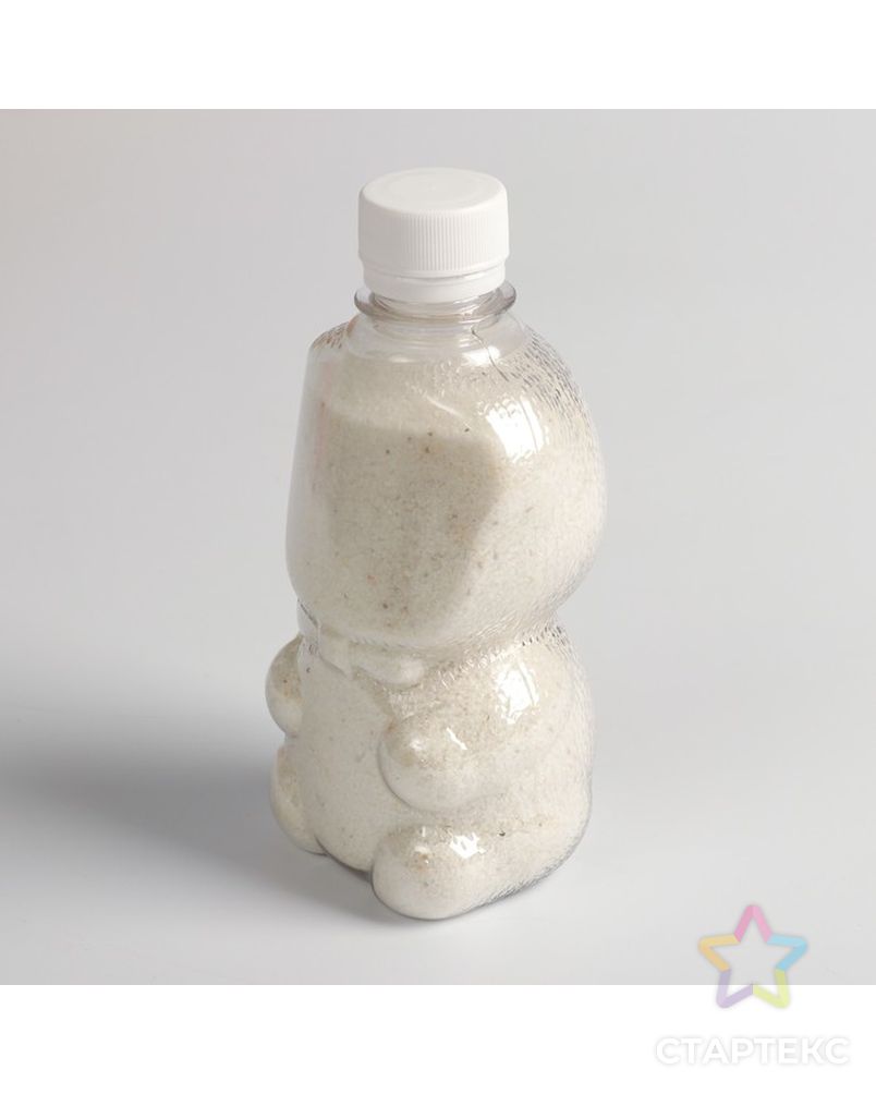 Песок цветной в бутылках "Белый" 500 гр арт. СМЛ-7996-1-СМЛ3222989 2