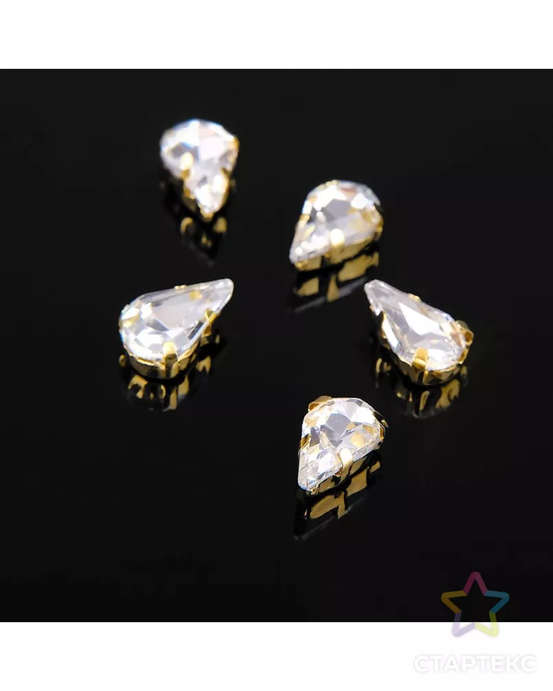 Стразы в цапах р.0,6х1см арт. СМЛ-21298-6-СМЛ3226458 - рис. 1