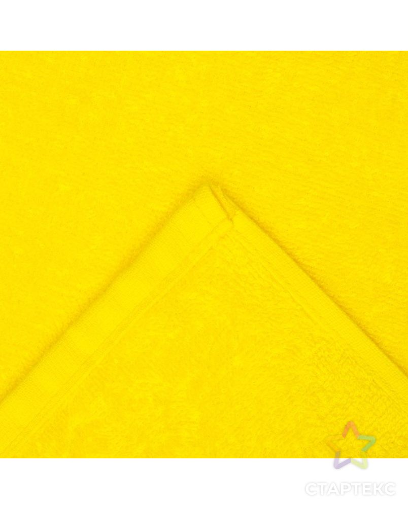 Полотенце махровое "Экономь и Я" 70*130 см жёлтый, 100% хлопок, 340 г/м2 арт. СМЛ-19723-4-СМЛ3231634 5