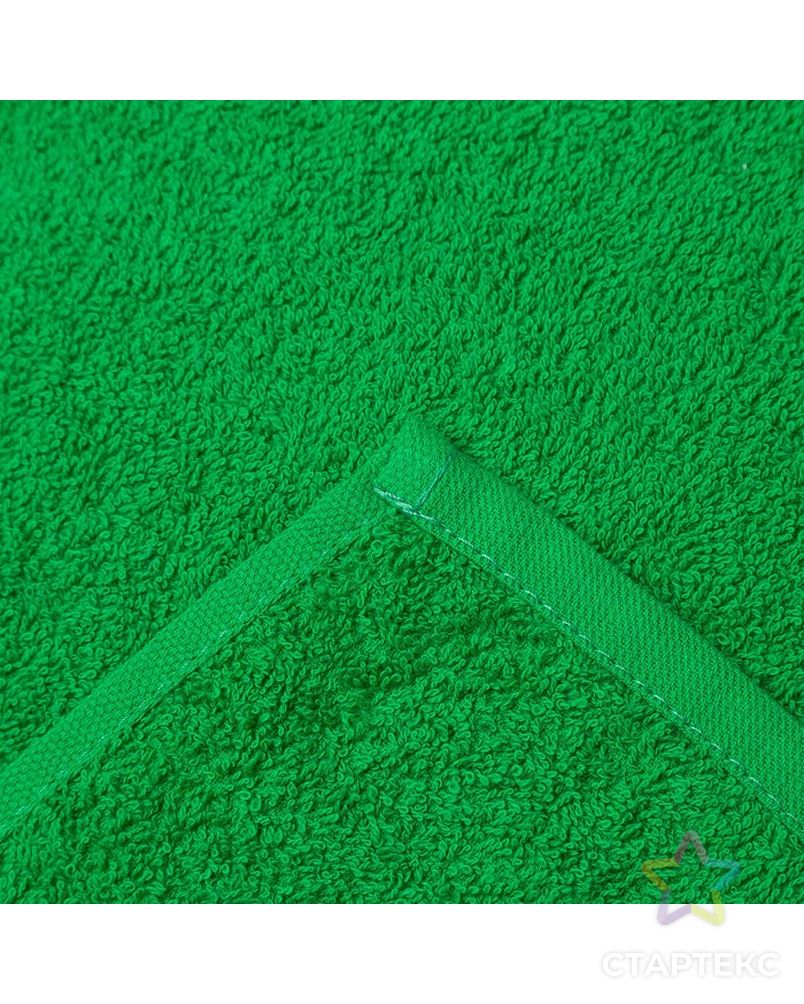 Полотенце махровое "Экономь и Я" 100х150 см зелёное яблоко, 100% хлопок, 340 г/м² арт. СМЛ-19724-1-СМЛ3231635 3