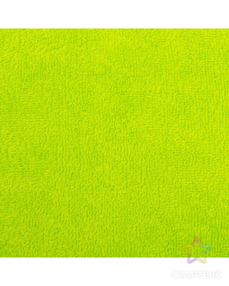 Полотенце махровое "Экономь и Я" 100х150 см зелёное яблоко, 100% хлопок, 340 г/м² арт. СМЛ-19724-1-СМЛ3231635 4