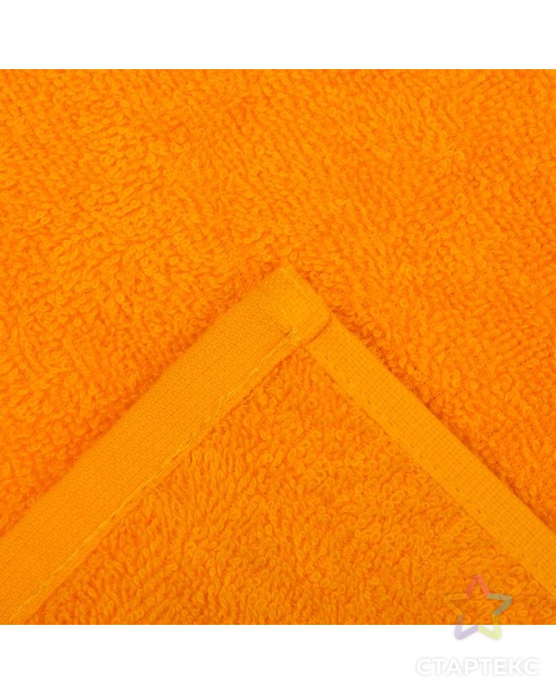 Полотенце махровое "Экономь и Я" 30*60 см оранжевый, 100% хлопок, 340 г/м2 арт. СМЛ-19725-4-СМЛ3231640 5