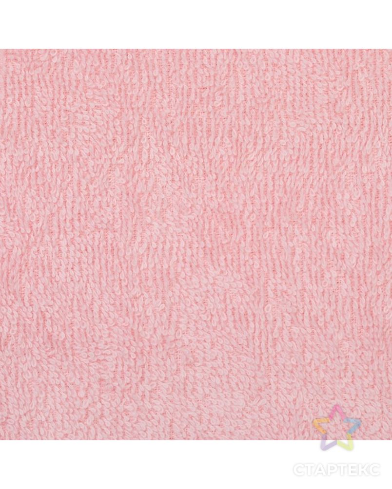 Полотенце махровое "Экономь и Я" 30х60 см, розовый 100% хлопок, 340 г/м² арт. СМЛ-20968-4-СМЛ3231644 4