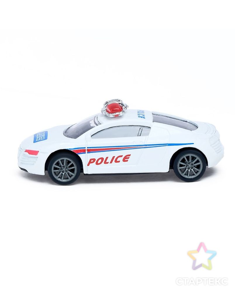 Машина металлическая «Полиция», масштаб 1:50 , инерция, МИКС арт. СМЛ-108272-1-СМЛ0003232598 2