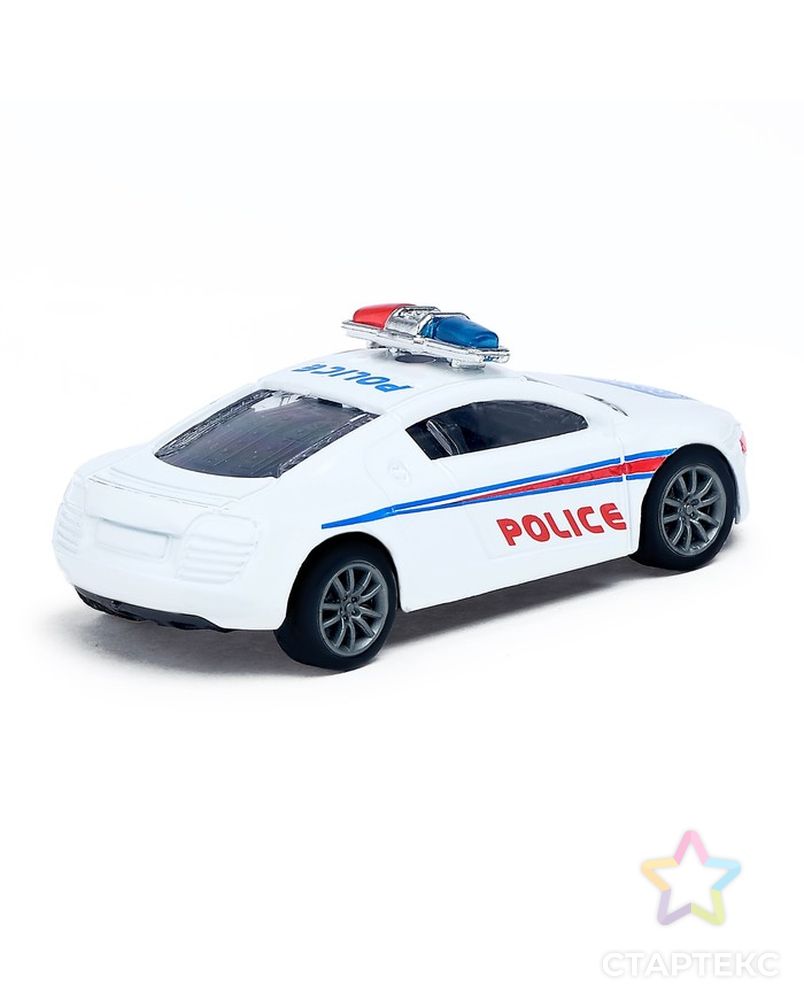 Машина металлическая «Полиция», масштаб 1:50 , инерция, МИКС арт. СМЛ-108272-1-СМЛ0003232598 3