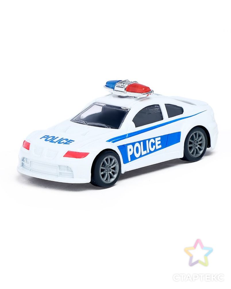 Машина металлическая «Полиция», масштаб 1:50 , инерция, МИКС арт. СМЛ-108272-1-СМЛ0003232598 5