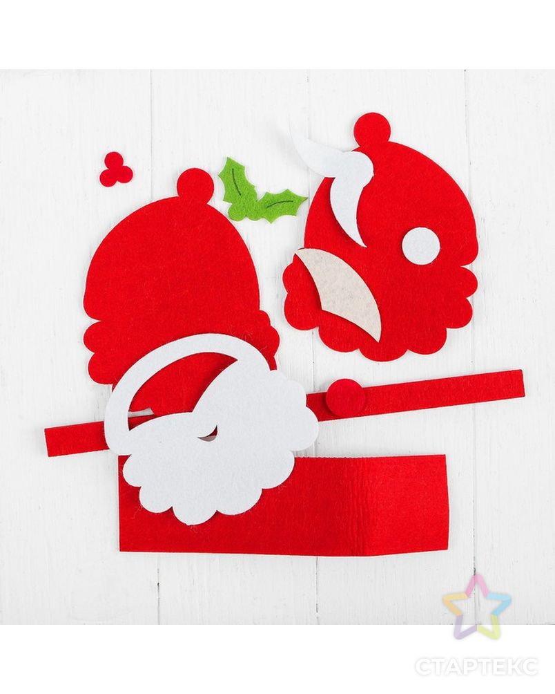Набор для создания сумочки из фетра "Дед мороз красный нос" арт. СМЛ-8304-1-СМЛ3243985