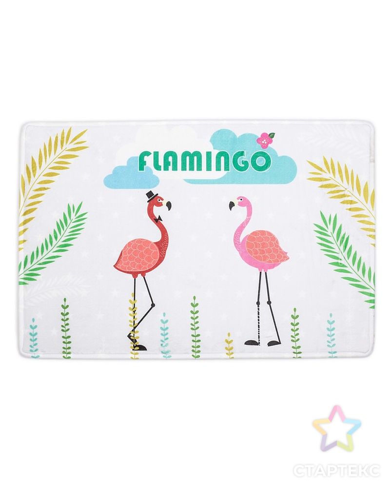 Коврик «Фламинго», 40×60 см арт. СМЛ-30219-1-СМЛ3248995