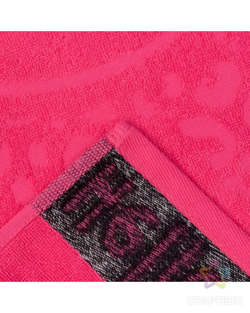 Полотенце детское Hello Kitty 70х130 см, цвет розовый 100% хлопок, 400 г/м² арт. СМЛ-21141-1-СМЛ3253540