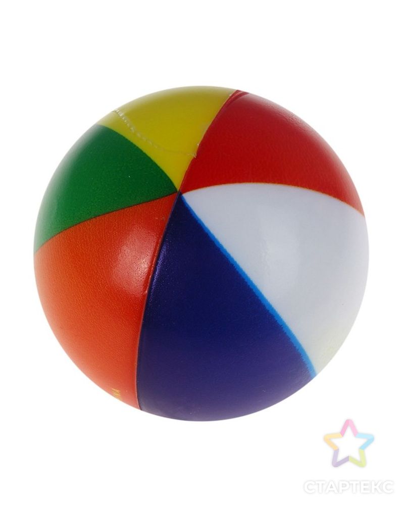 Мягкий мяч «Цветной» арт. СМЛ-119773-1-СМЛ0000325597 2