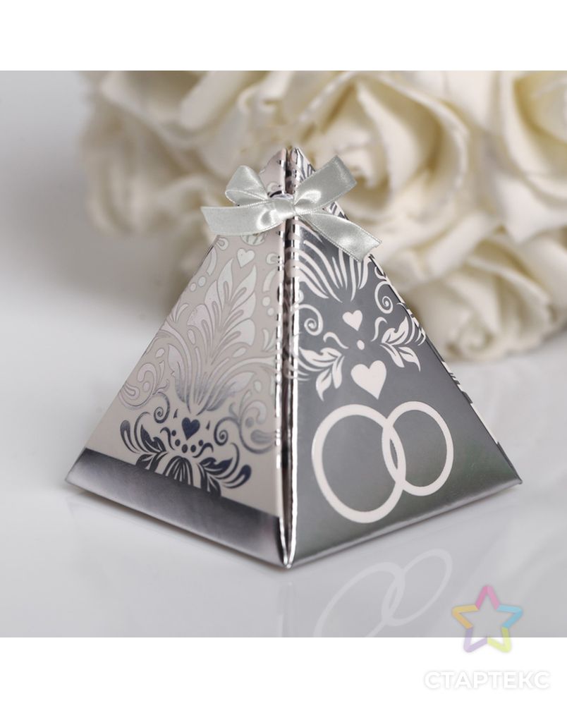 «Подарки гостям на свадьбу» с пожеланиями пирамидка арт. СМЛ-59426-1-СМЛ0003266050 2