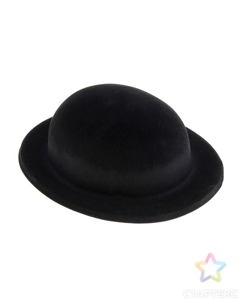 Карнавальная шляпа из пластика, р-р 56-58, цвет чёрный арт. СМЛ-48963-1-СМЛ0000327296 1