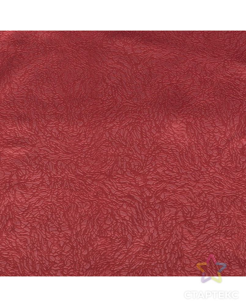 Штора портьерная "Этель" 200х250, цвет бордовый, сатен, 100% п/э арт. СМЛ-113765-2-СМЛ0003277207