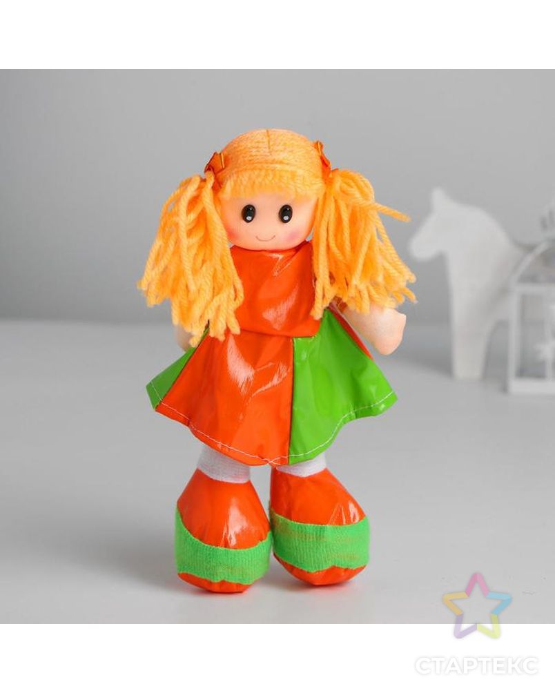 Мягкая игрушка «Кукла», в кожаном сарафане, цвета МИКС арт. СМЛ-49003-1-СМЛ0000328072 1