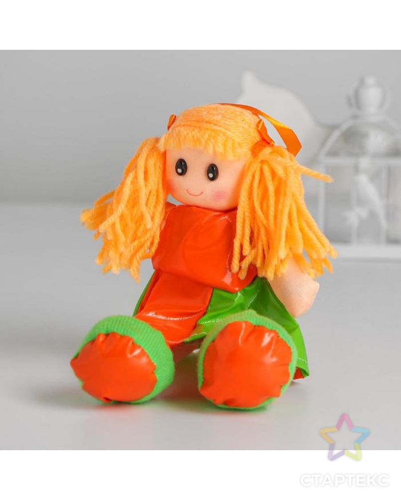 Мягкая игрушка «Кукла», в кожаном сарафане, цвета МИКС арт. СМЛ-49003-1-СМЛ0000328072 2
