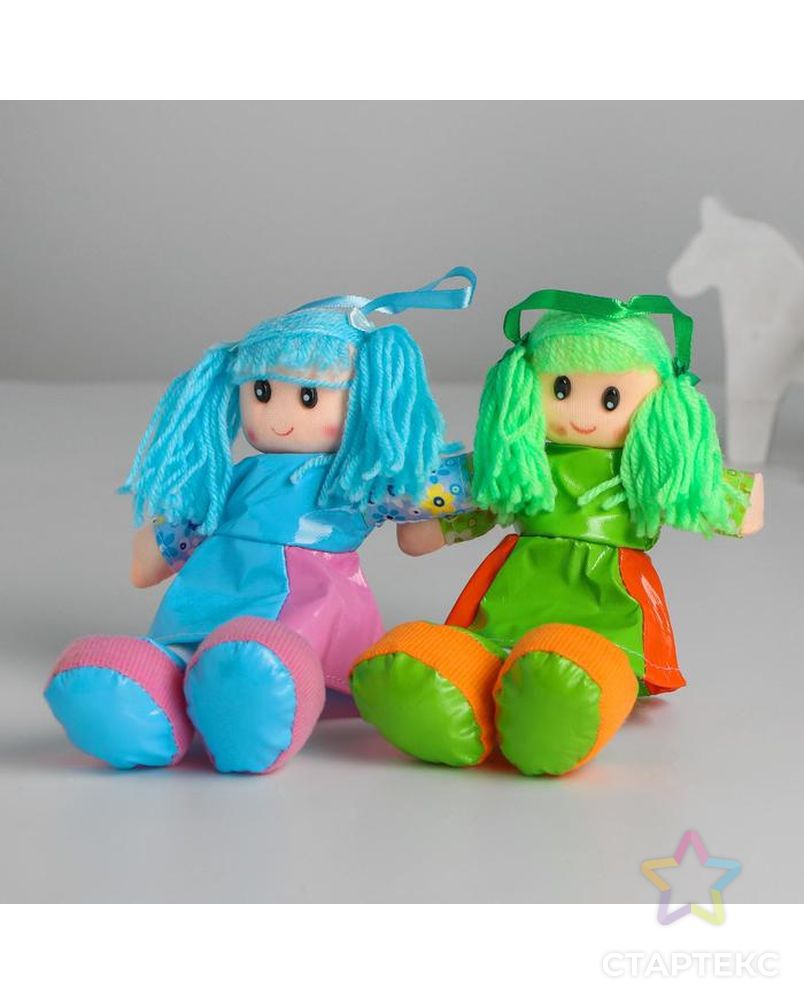 Мягкая игрушка «Кукла», в кожаном сарафане, цвета МИКС арт. СМЛ-49003-1-СМЛ0000328072 4