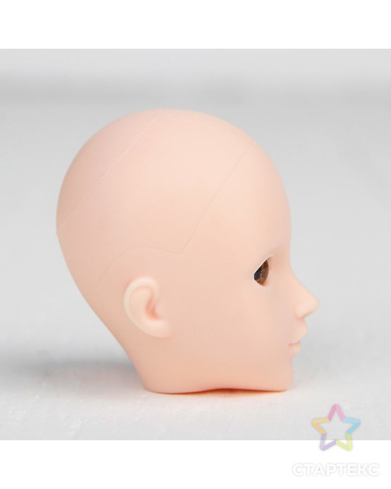 Голова для изготовления куклы, цвет глаз карий арт. СМЛ-8825-1-СМЛ3296528 3
