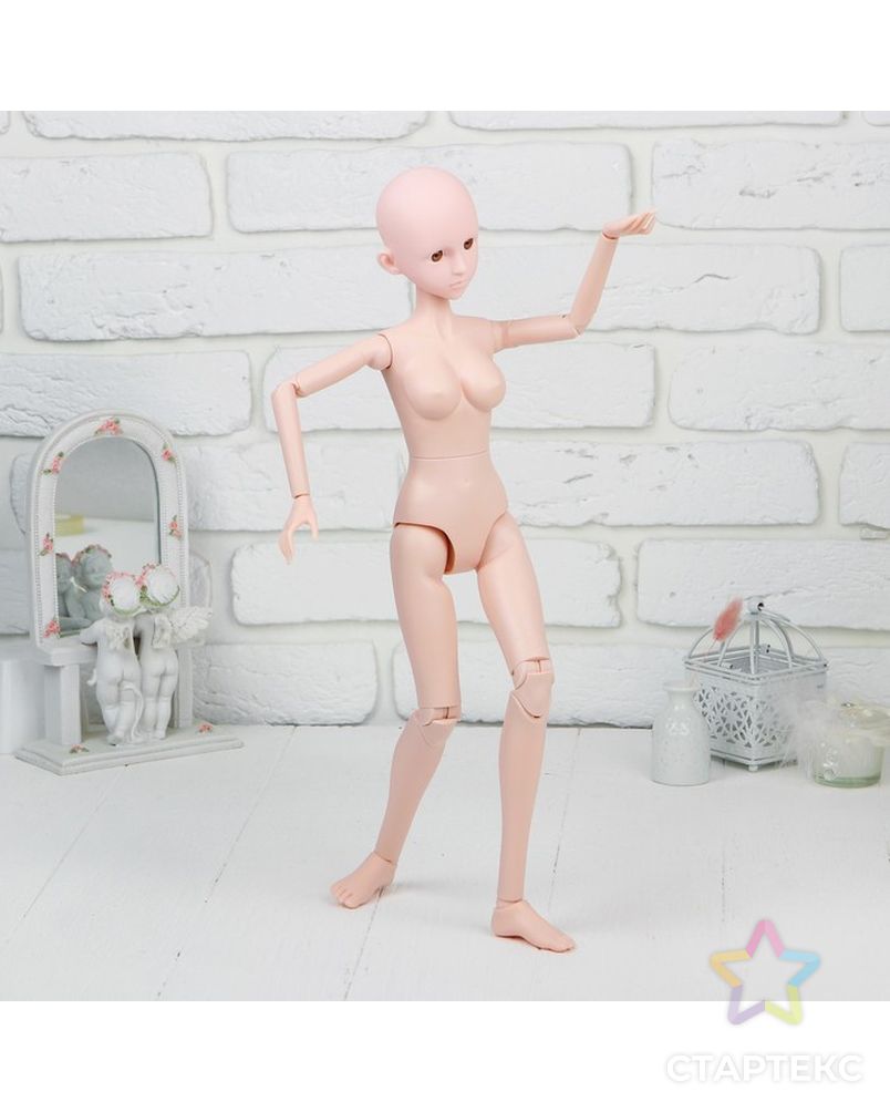 Тело куклы с головой "Девушка-аниме" арт. СМЛ-8842-1-СМЛ3296546 2