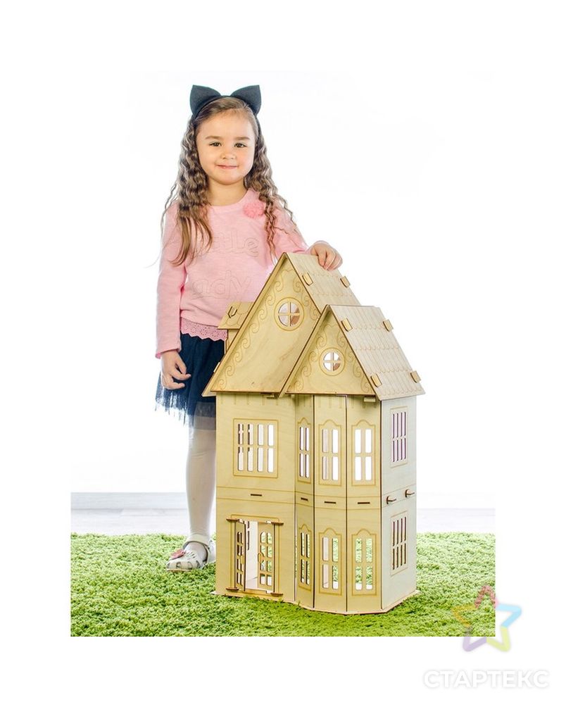 Кукольный домик «Лайт» фанера: 3 мм арт. СМЛ-52912-1-СМЛ0003310269 4