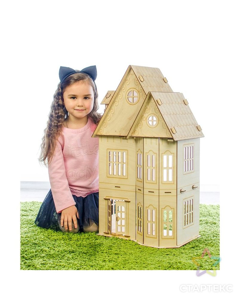 Кукольный домик «Лайт» фанера: 3 мм арт. СМЛ-52912-1-СМЛ0003310269 5