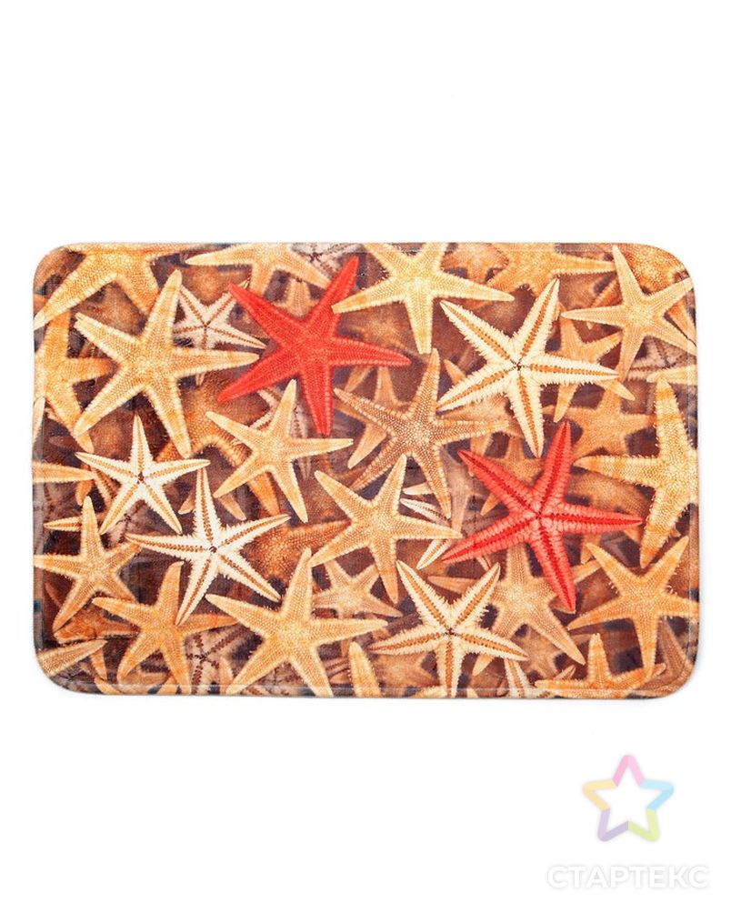 Коврик «Морские звёзды», 40×60 см арт. СМЛ-30245-1-СМЛ3339781 1