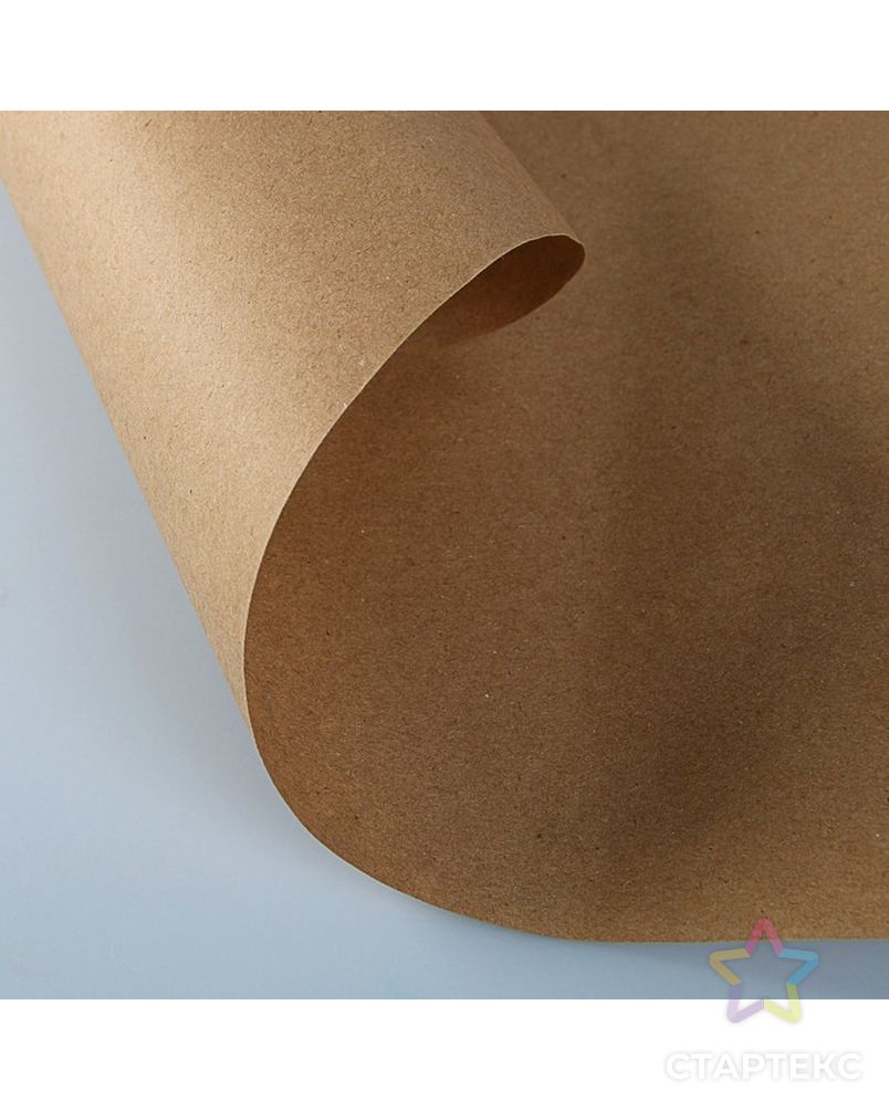 Бумага упаковочная крафт без печати, 70 г/м2, 0,72 х 50 м арт. СМЛ-55101-1-СМЛ0003341677 3