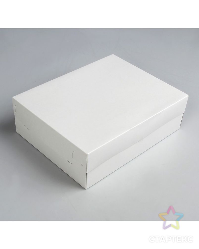 Упаковка на 12 капкейков, белая, 32,5 х 25,5 х 10 см арт. СМЛ-98598-1-СМЛ0003382839 1
