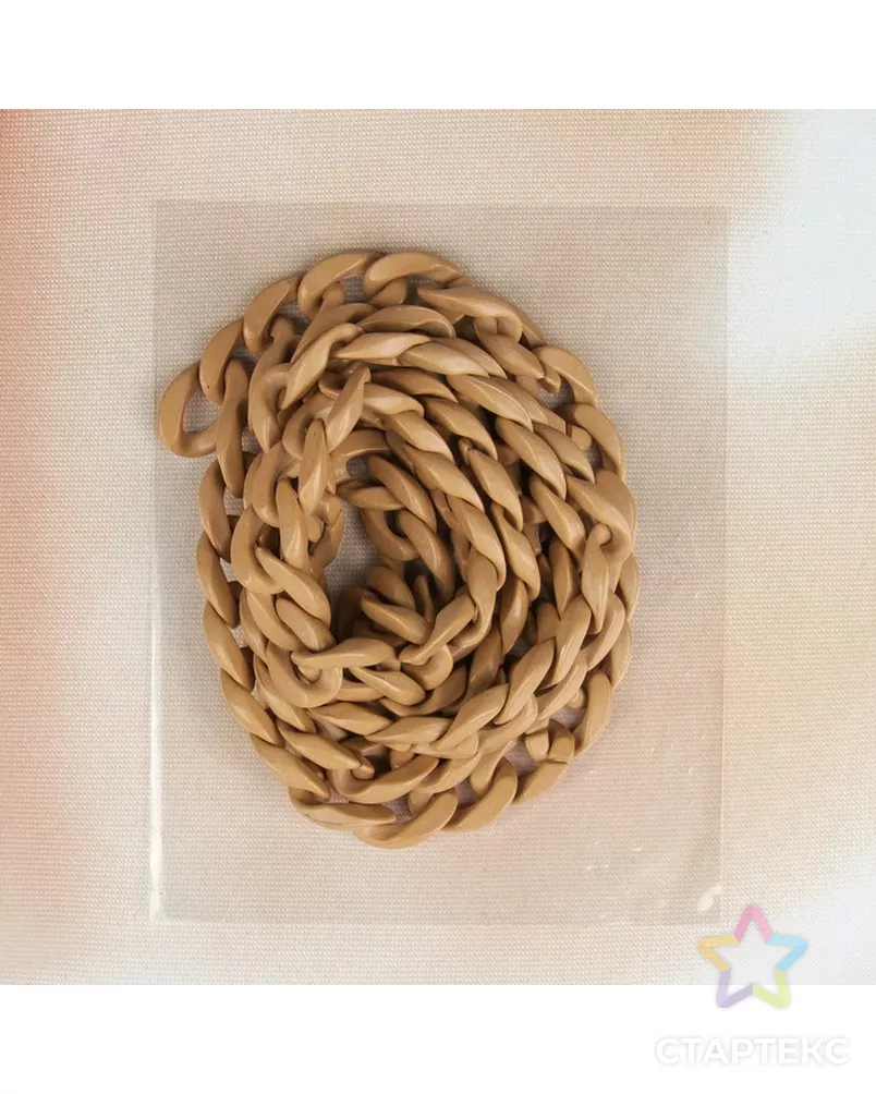 Цепочка для сумки, 1,5х2,1см, дл.120см 1шт арт. СМЛ-21937-5-СМЛ3414147 - рис. 3
