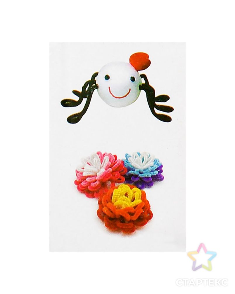 Набор для создания игрушки из меховых палочек и помпошек "Паук и цветы" арт. СМЛ-10176-1-СМЛ3429733 1