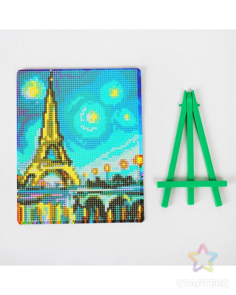 Алмазная картина "Огни Парижа" арт. СМЛ-10185-1-СМЛ3430123 3