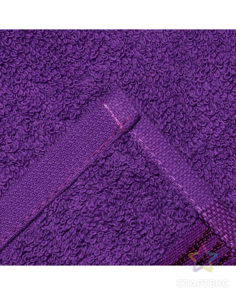 Полотенце махровое "Premier" 50х90 см,фиолетовый, 380 гр/м2, 100% хлопок арт. СМЛ-21919-1-СМЛ3440822