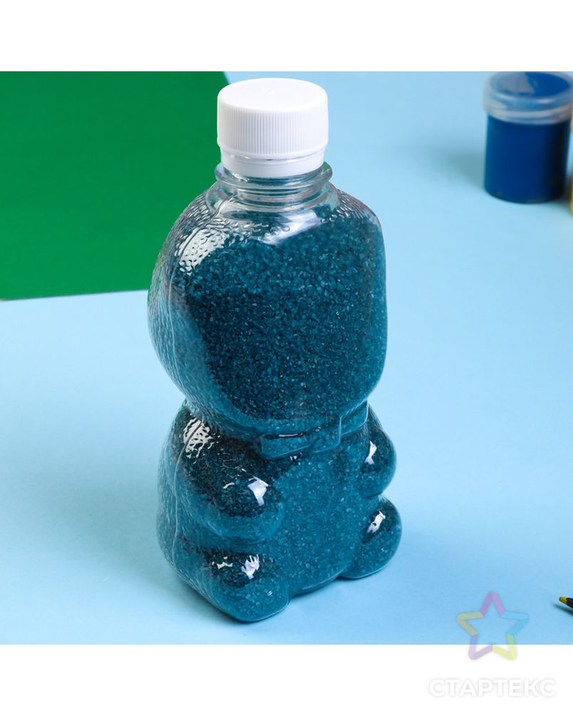 Заказать Песок цветной в бутылках "Тёмно-синий" 500 гр МИКС арт. СМЛ-26245-1-СМЛ3445621 в Новосибирске