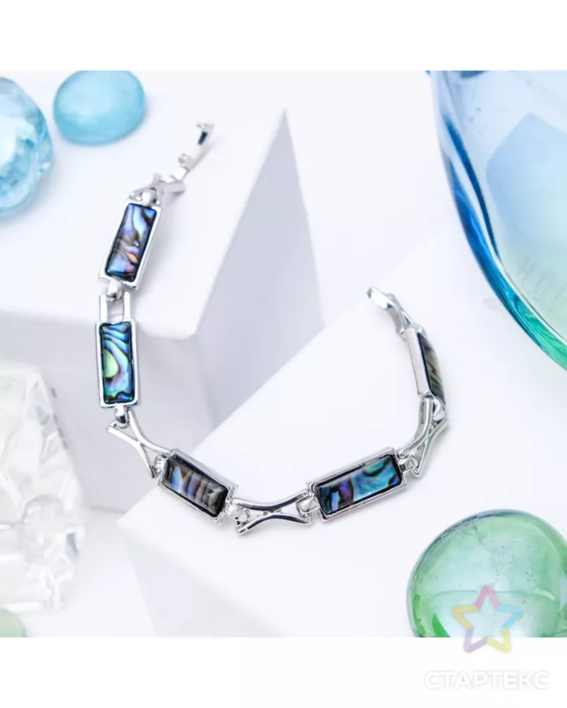 Браслет "Галиотис" прямоугольник классический арт. СМЛ-10603-1-СМЛ3469295 - рис. 1