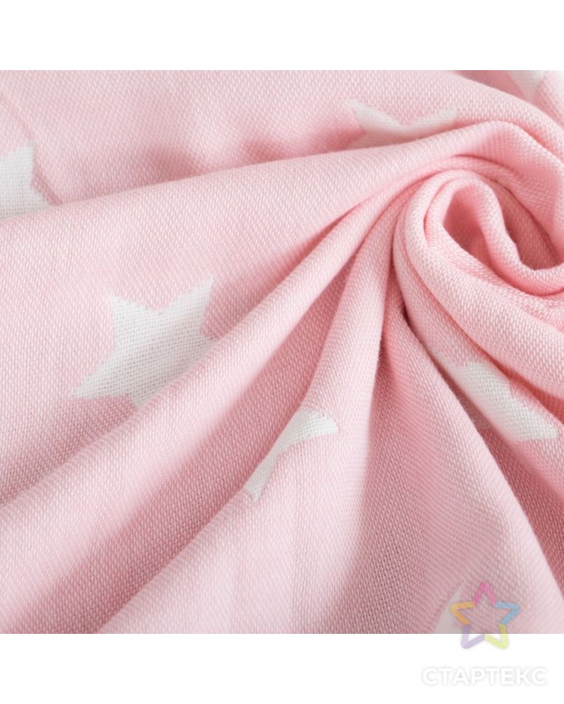 Одеяло детское Крошка Я «Розовые звёзды», 110 × 140 см, жаккард, 100 % хлопок арт. СМЛ-21692-1-СМЛ3473880 2