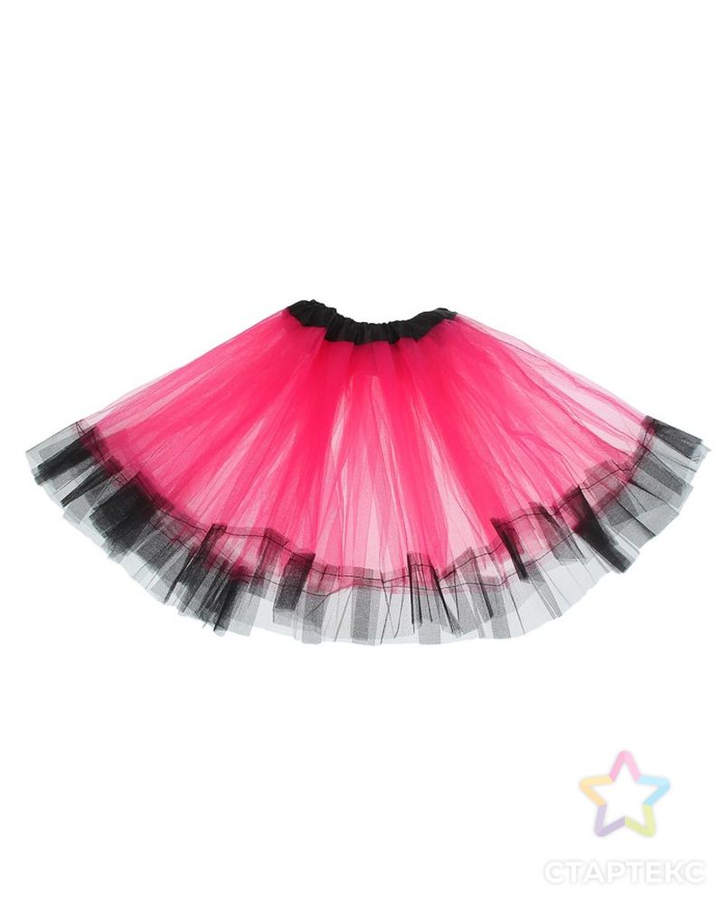 Карнавальная юбка «Кокетка», 2-х слойная, 4-6 лет, цвет розовый арт. СМЛ-98211-1-СМЛ0003489208 1