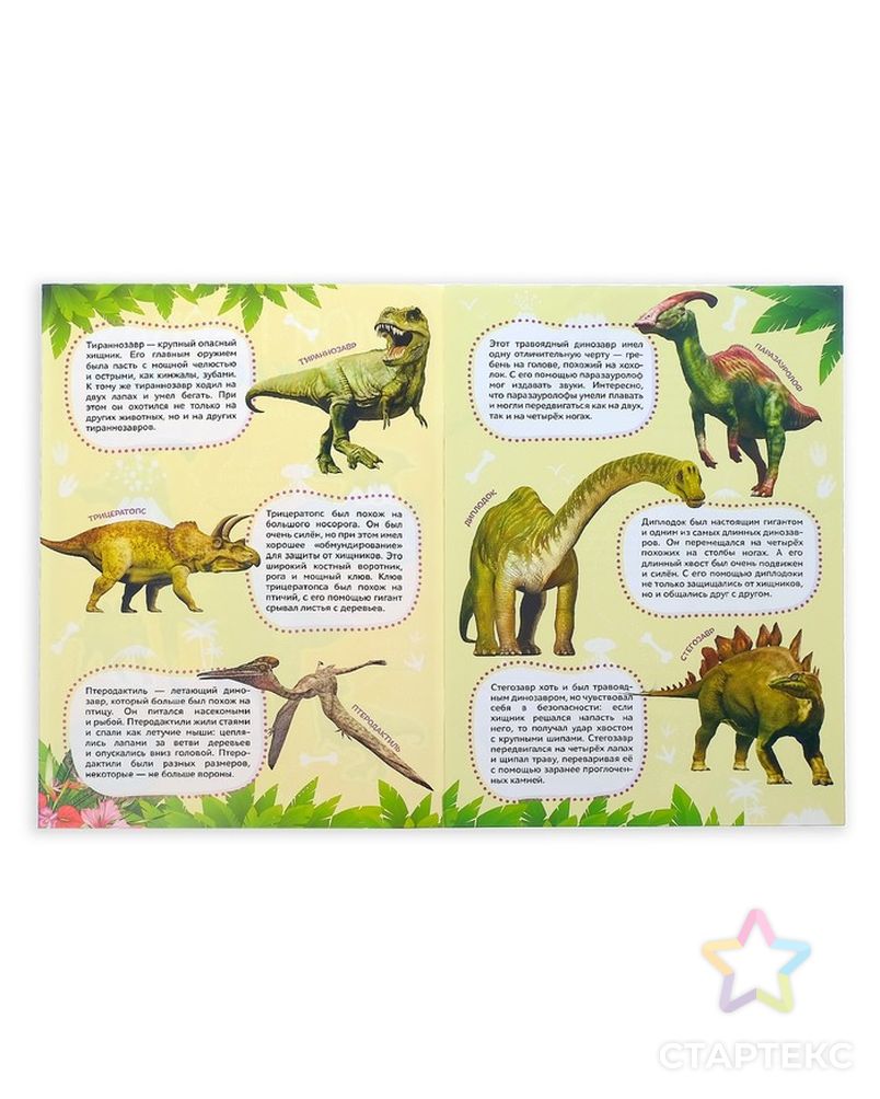 Наклейки «Моя первая энциклопедия. Динозавры», формат А4, 8 стр. + плакат арт. СМЛ-204743-1-СМЛ0003513587 2