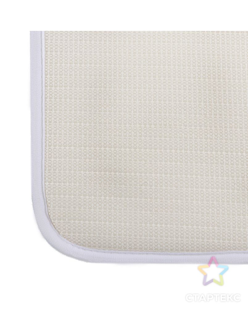 Набор ковриков для ванны и туалета «Комплект», 3 шт: 30×37, 38×50, 50×80 см, цвет белый арт. СМЛ-30366-1-СМЛ3527457 3