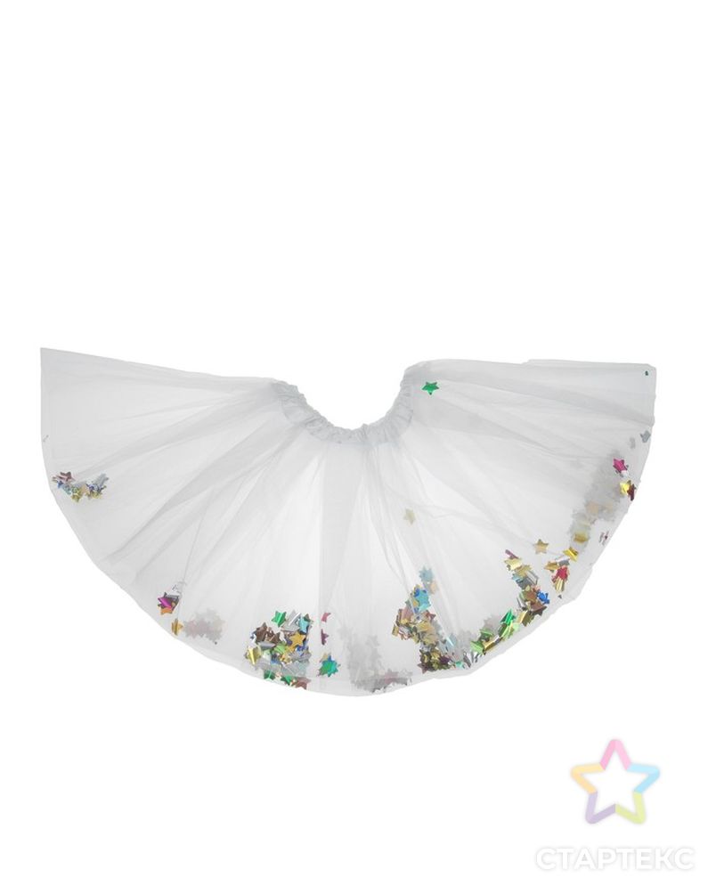 Карнавальная юбка «Кокетка», с конфетти, цвет фуксия арт. СМЛ-98214-3-СМЛ0003527587 1