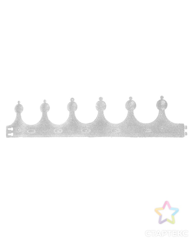 Корона «Царь», цвет серебряный арт. СМЛ-100713-1-СМЛ0003528211 2